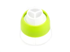 Spritztüllen-Adapter Für 3 Spritzbeutel, Groß, Weiß-Grün, Kunststoff