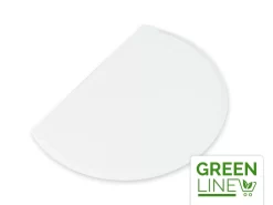 Teigschaber: Flexibel, Kunststoff, Weiß, 15,7 X 11,4 Cm