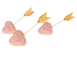 Cake Pop Former, Kunststoff, Weiß-Lila, 3 Aufsätze (Blume, Stern, Herz) -Hobbybäcker b39843