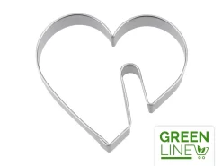 Tassenkeks-Ausstecher: Herz, Edelstahl, 5,5 X 5 Cm