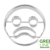 Ausstecher: Frowning Face, Edelstahl, 5 Cm