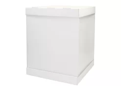 Tortenkarton: XXL, Weiß, 52 X 52 X 70 Cm