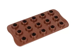 Silikomart Silikon-Pralinenform Choco Spiral -Hobbybäcker b65563