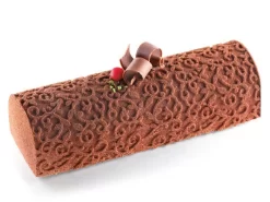 SILIKOMART Silikonform-Kit: Bûche Arabesque, Weiß & Schwarz, 2-teilig, 25 X 9 X 7 Cm, 1,3 L