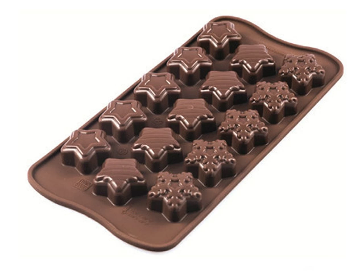 Silikomart Silikon-Pralinenform Winter Stars 2 Silikomart Silikon-Pralinenform Winter Stars - Image 2