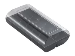 Silikomart Macarons-Verpackung: Schwarz, Kunststoff, Schwarz & Transparent, Für 12 Macarons, 18,4 X 9,4 X 5,3 Cm -Hobbybäcker b70230