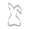 Tassenkeks-Ausstecher: Hase, Edelstahl, 6,5 X 4 Cm