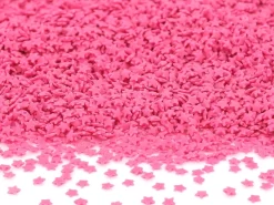 Streudekor Mini-Sterne Pink, Rosa, 80 G