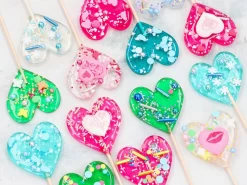 Silikonform: Herz-Lolli Groß, Weiß, 8 Mulden á 5 Cm 5 Silikonform: Herz-Lolli Groß, Weiß, 8 Mulden á 5 Cm -Hobbybäcker b75851