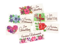 Cupcakes-Aufleger Zum Geburtstag, 6 Designs, Bunt, 6 Stück á 85 X 33 Mm 5 Cupcakes-Aufleger Zum Geburtstag, 6 Designs, Bunt, 6 Stück á 85 X 33 Mm -Hobbybäcker b76271