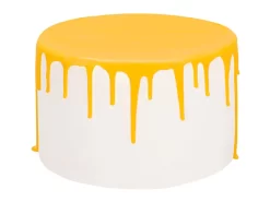 Drip Cake-Glasur Yellow, Sonnengelb, Inkl. Spritzflasche, 250 G