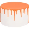 Drip Cake-Glasur Apricot, Orange, Inkl. Spritzflasche, 250 G
