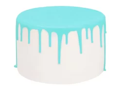 Drip Cake-Glasur Baby Blue, Hellblau, Inkl. Spritzflasche, 250 G