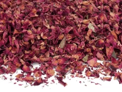 Rosenblütenblätter, Weinrot, Essbar, 20 G