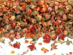 Rosenknospen, Orange, Essbar, 30 G