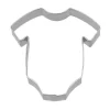 Ausstecher: Baby Body, Edelstahl, 5,9 X 5,8 Cm