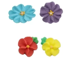 Culpitt: Zuckerblumen Bunte Gänseblümchen, 4 Designs Bis 25 Mm, 12 Stück
