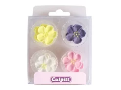 Culpitt: Zuckerblumen Wildblumen, 4 Farben, 12 Stück á 25 Mm