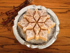 Nordic Ware: Aluguss-Backform Snowflake Pan, Antihaft, 1,4 L, 26,2 X 5,5 Cm