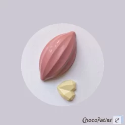 Schokoladenform Kakaobohne, L, 15,5x9x5 Cm