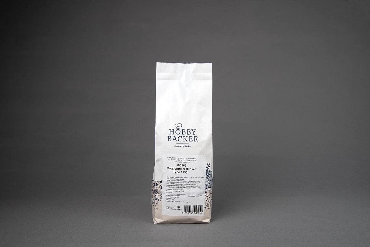 Roggenmehl Dunkel Type 1150 1kg 2 Roggenmehl Dunkel Type 1150 1kg - Image 2