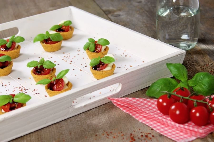 Tartelettes Mini-Snack Tomate/Basilikum, Ø 4,2 Cm, 32 Stück 1 Tartelettes Mini-Snack Tomate/Basilikum, Ø 4,2 Cm, 32 Stück