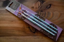 Pinsel Zur Tortendekoration, 3 Stück, 2+6mm Rund, 12mm Flach